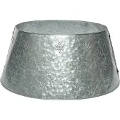 Everlands Kerstboomring Zink Dia70cm Zilver zilver Zink Kerstboomrok