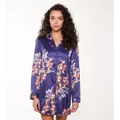 Lingadore Night Nachthemd Ginger Bread | Maat: M | Kleur: Blauw/Print