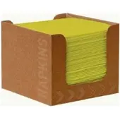 Take dis Kartonnen Dispenser met kiwi Dunisoft Servetten 20cm 50stuks