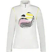Icepeak Longsleeve Women Ellery 1/2 Zip Shirt Optic White-XXL