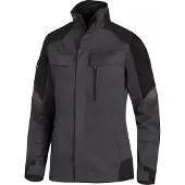 FHB Andrea Werkjack Dames Antraciet-Zwart maat 2XL dames