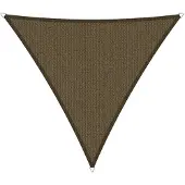 Shadow Comfort driehoek 5x5x5m Japanese Brown met bevestigingsset