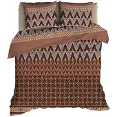 Romanette Dekbedovertrek Lombok Brick Katoen-260 x 200 / 220 cm | Extra Breed