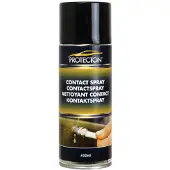 Protecton Contactspray - Voor het reinigen van elektrische contacten - Verwijderen van olie, vuil, stof, fluxresidu & condensatie - Droogt snel - Onder elke hoek te gebruiken - 400ml