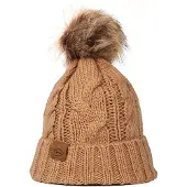 I'm Dutch Gebreide Muts Alberta Camel