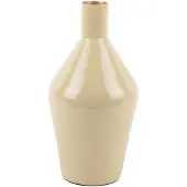 PT Living Vaas Ivy Bottle Cone Iron Enamel Latte Brown