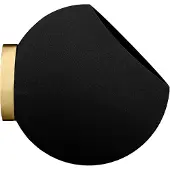 AYTM Globe Muur Bloempot Black | Gold | Ø17 cm