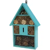 Kinlys Insectenhotel Blauw Hout - Insectenhuis - - Blauw - 17082