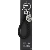 Depesche - Sleutelhanger "Do not forget me!" - motief 007 met de tekst "The Boss"