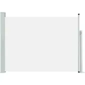 vidaXL Tuinscherm uittrekbaar 100x514 cm crème