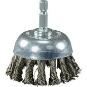 Makita Komborstel Zeskant 1/4"x65mm RVS - D-76691