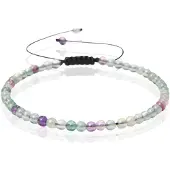 Memphis No.1 Armband - 4mm Fluorite