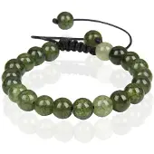 Memphis No.3 Dames Armband - 8mm Dark Green