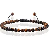 Memphis No.1 Armband - 4mm Tigereye