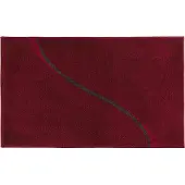 Casilin Badmat Antislip 70x120cm Carve - Waterabsorberende Badkamermat - Wasbaar en Sneldrogend - Voor Douche en Bad - Hoogpolig - Acryl - Rechthoek - Red