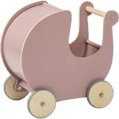 Sebra Puppenwagen - Holz - Blossom Pink - - One Size - Puppenwagen