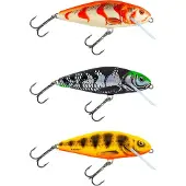 Salmo Perch Deep Runner Holo Dark Green Head 8 cm 14 g Wobbler