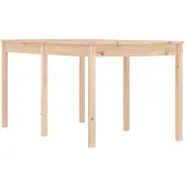 vidaXL Tuintafel 159,5x82,5x76 cm massief grenenhout