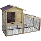 Kerbl Pet Nagerhuis Freetime, 140 x 65 x 100 cm, met uitneembaar bad, weerbestendig
