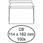 Quantore Bankenvelop C6 Zelfklevend Wit 158140