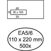 Quantore Envelop quantore venster ea5/6 vl30 80gr wt | Doos a 500 stuk
