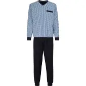 Götzburg pyjama lichtblauw/donkerblauw male | Maat: 60/62 (4XL