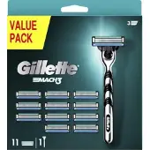 Gillette Mach3 Houder incl 12 Mesjes