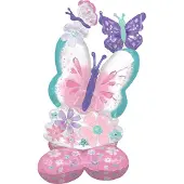 Amscan AirLoonz Vlinder folieballon 111 cm