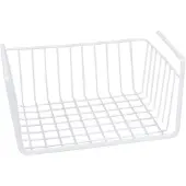 Gerimport Kastmand - wit - metaal - 30 x 25,5 x 14 cm - opberg hangmand - Opbergmanden