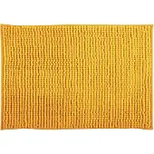 MSV Badkamerkleed/badmat - kleedje voor op de vloer - saffraan geel - 60 x 90 cm - Microvezel - Badmatjes