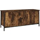 vidaXL Tv-meubel 102x35x45 cm bewerkt hout gerookt eikenkleurig