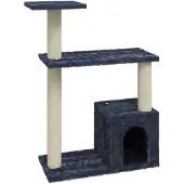 vidaXL Kattenmeubel met sisal krabpalen 70 cm donkergrijs