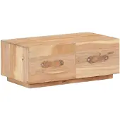 vidaXL Salontafel 90x50x35 cm massief gerecycled hout