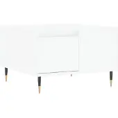 vidaXL Salontafel 55x55x36,5 cm bewerkt hout wit