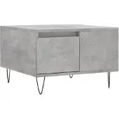 vidaXL Salontafel 55x55x36,5 cm bewerkt hout betongrijs