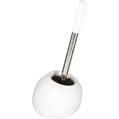 5 Five Brosse WC - Boule Blanche - Accessoire de salle de bain