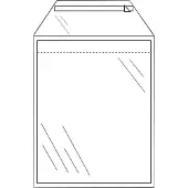 Cleverpack Envelop akte a4 220x300 zk klep 50st tr