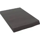 vidaXL Wastafelblad 40x60x(2-6) cm behandeld massief hout donkerbruin