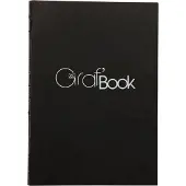 Clairefontaine - Ref 975802C - GRAF Book 360 Raw Binding Book (100 Sheets) - A4 in Size 100gsm Paper Acid Free pH Neutral Portrait Orientation - B
