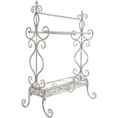 Clayre & Eef Witte Handdoekhouder 65*40*93 cm 5Y0313
