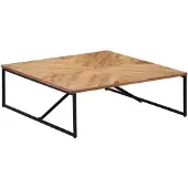 vidaXL Salontafel 110x110x36 cm massief acaciahout