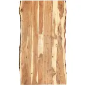vidaXL Tafelblad 118x(50-60)x3,8 cm massief acaciahout