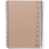 HEMA Collegeblok 10-in-1 - A4 - kraft