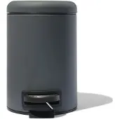 HEMA Pedaalemmer 3L donkergrijs