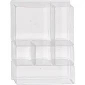 HEMA Lade organizer 30x22.5x5.5 6-delig (Transparant)