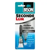 Bison 12x Seconde Lijm Vloeibaar Control 3 Gr