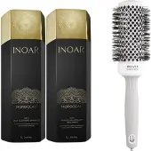 INOAR Moroccan 2x1000ml & Olivia Garden Borstel