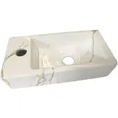 Mueller Mini Apa fontein links 36x18x9cm licht marmer