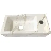Mueller Mini Apa fontein rechts 36x18x9cm licht marmer