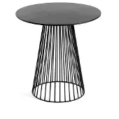 Serax Bistrot Tafel Garbo Black Metal Sculptures 50 Round